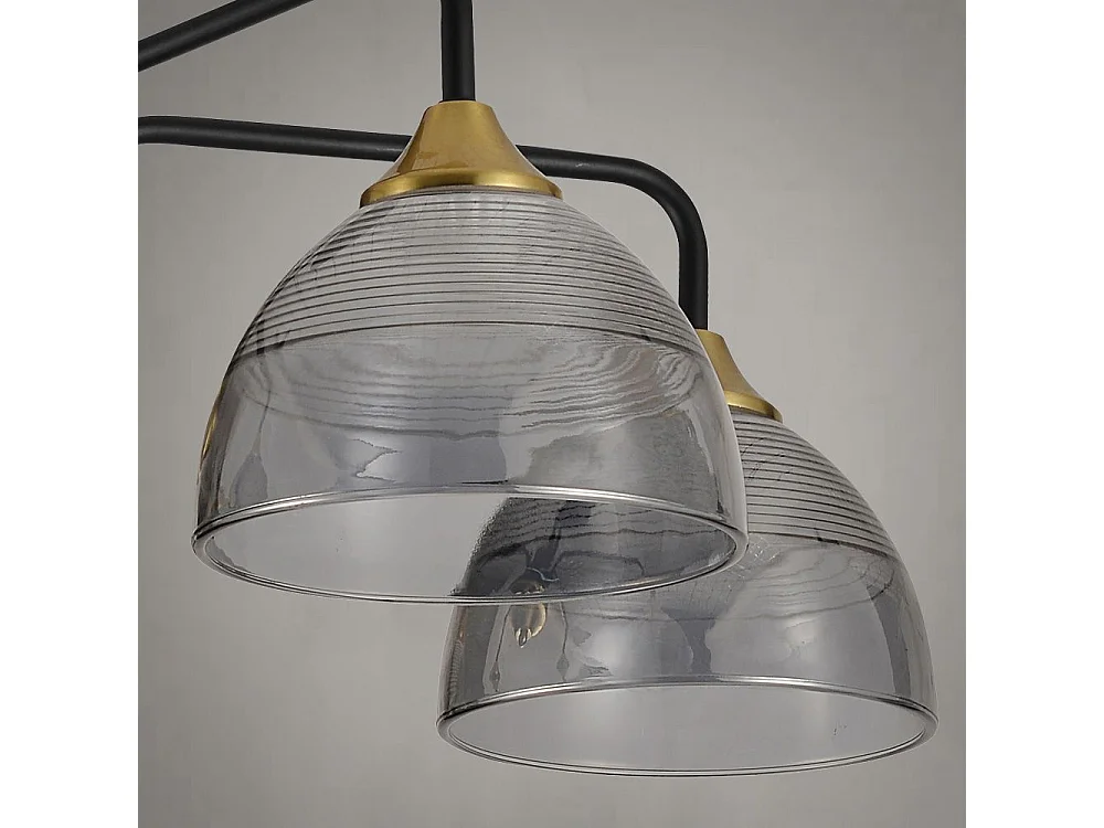 Lampe Suspendue Toolight G085-5C Black Grey