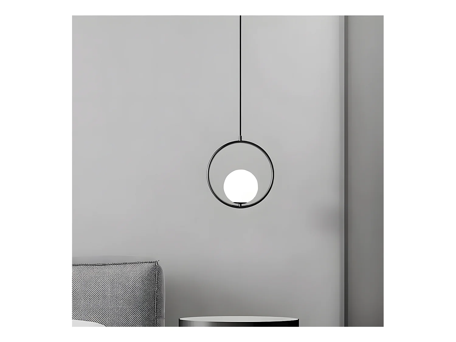 Lampe Suspendue Toolight G110-1W Black White