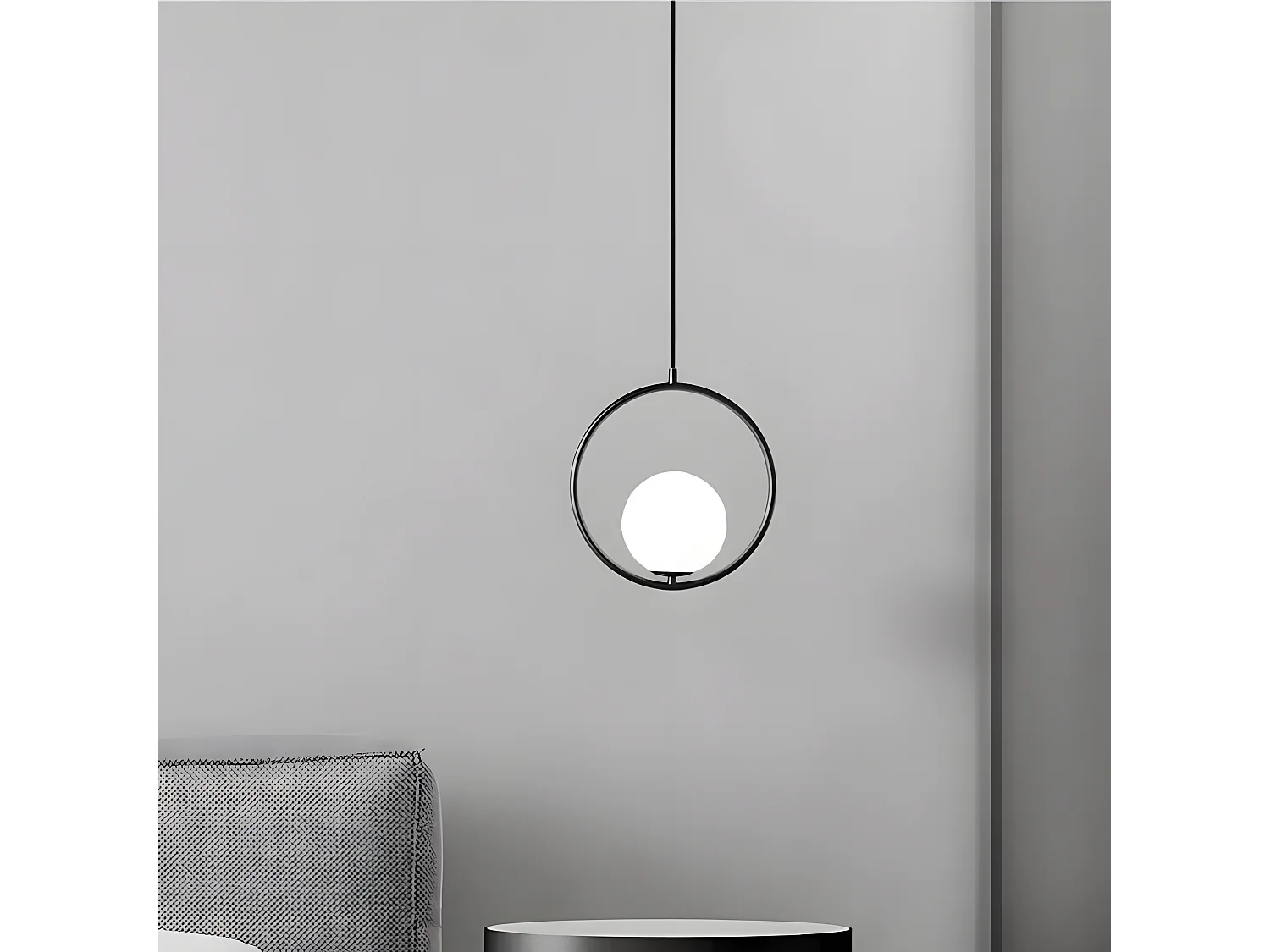 Lampe Suspendue Toolight G110-1W Black White