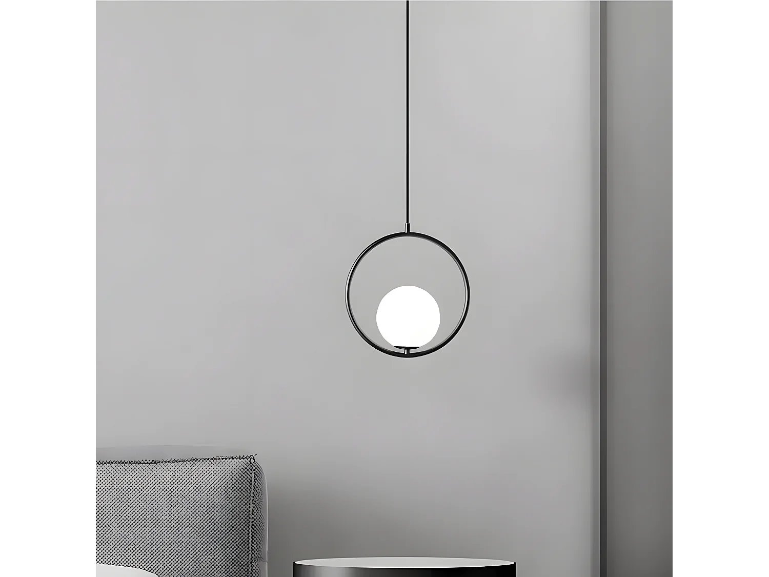 Lampe Suspendue Toolight G110-1W Black White