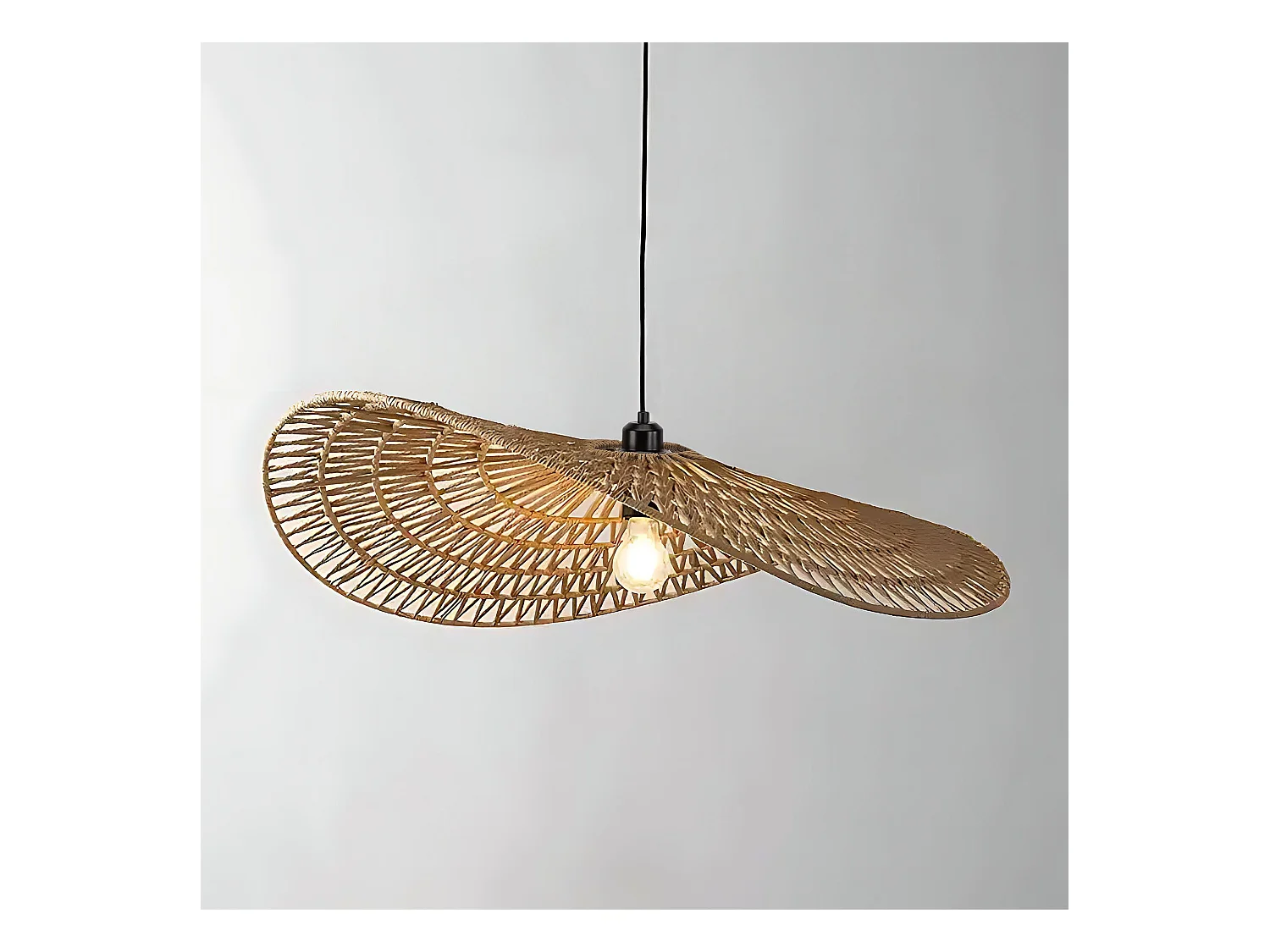 Lampe Suspendue Toolight App1740-1Cp Beige 80Cm