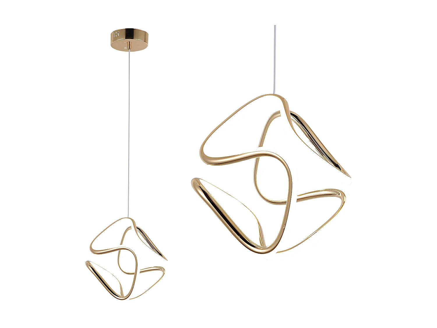 Hanglamp Led Toolight G067-Cp Gold