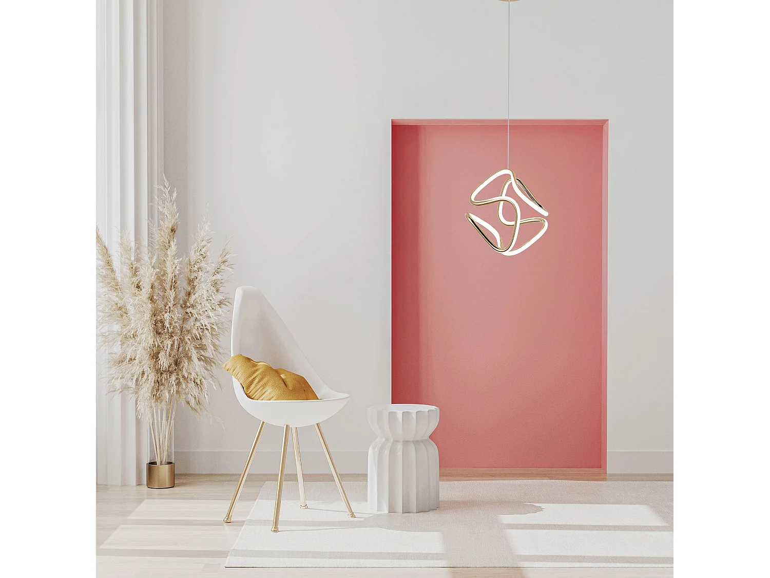 Hanglamp Led Toolight G067-Cp Gold