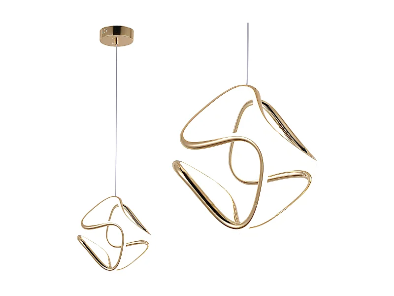 Hanglamp Led Toolight G067-Cp Gold