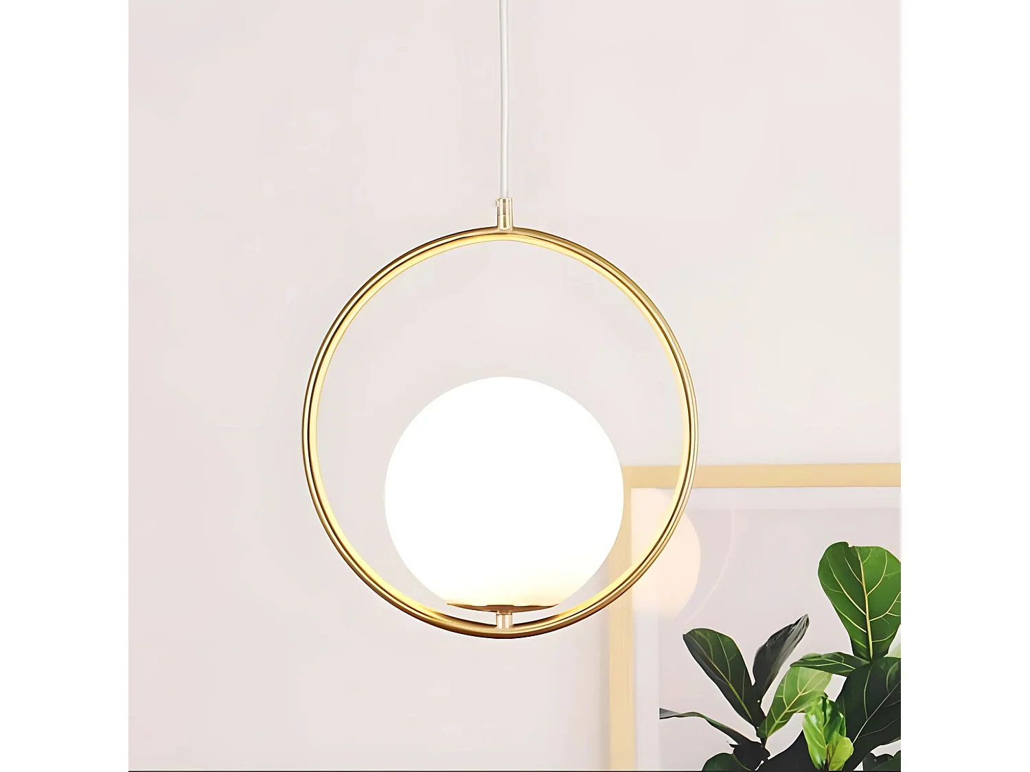 Lampe Suspendue Toolight G109-1W Gold White