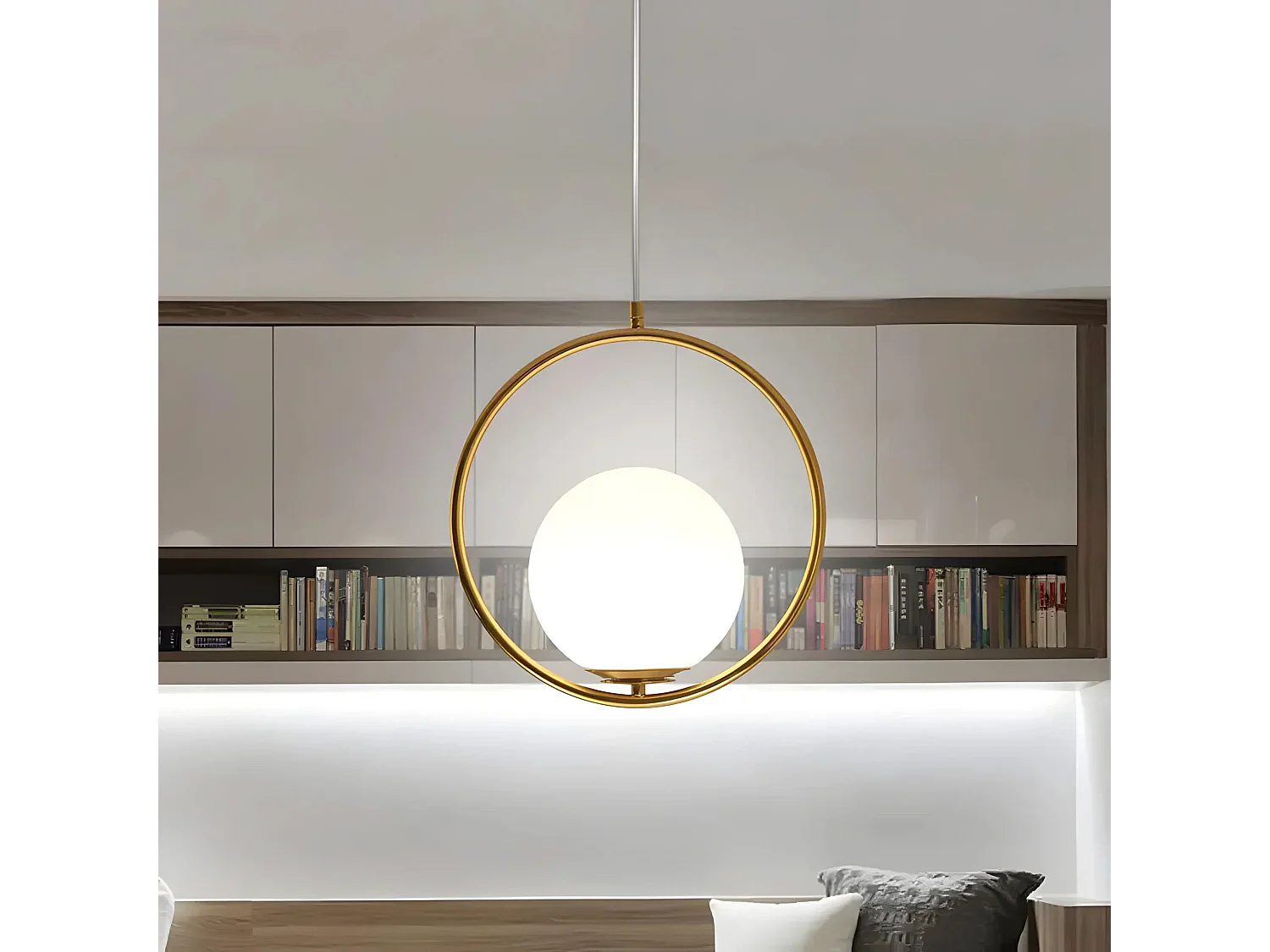 Lampe Suspendue Toolight G109-1W Gold White