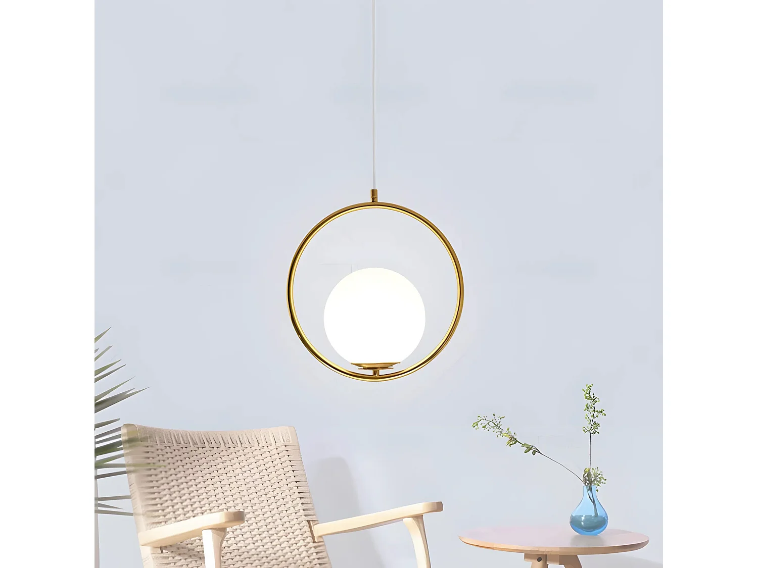Lampe Suspendue Toolight G109-1W Gold White