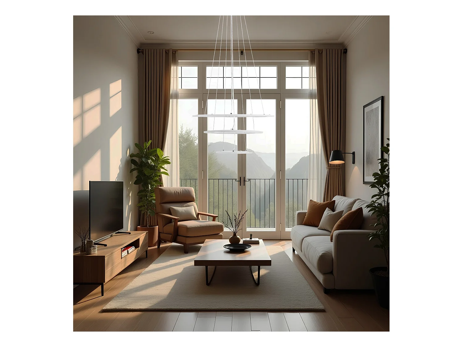 Lampe Suspendue Led Toolight G042-3Cp Gold