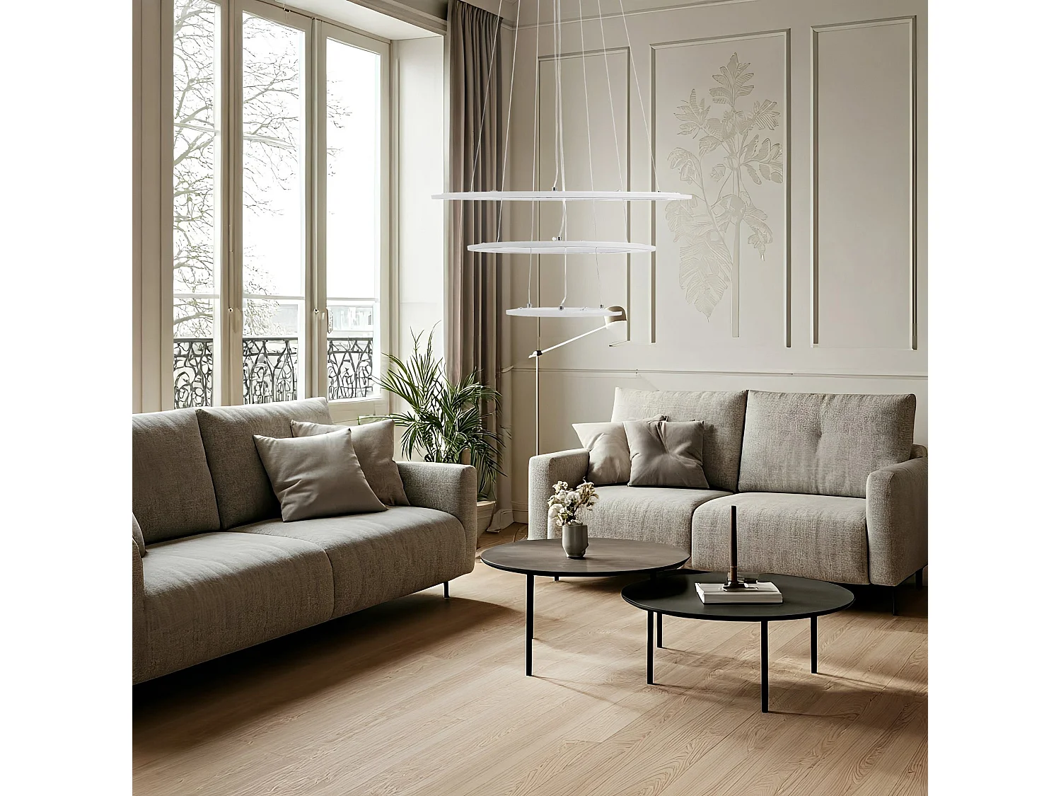 Lampe Suspendue Led Toolight G042-3Cp Gold