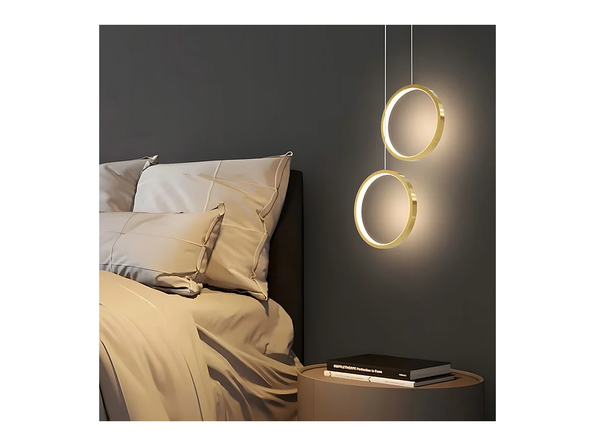 Lampe Suspendue Led Toolight G112-Cp Gold