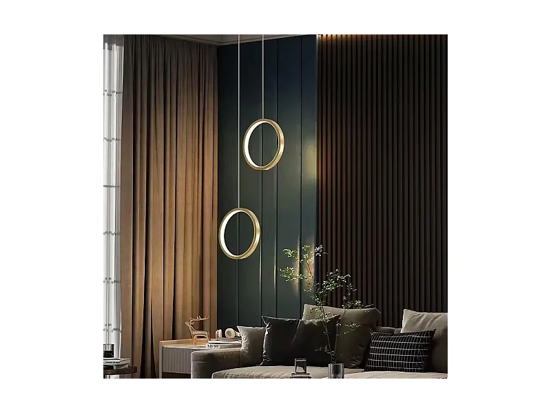 Lampe Suspendue Led Toolight G112-Cp Gold