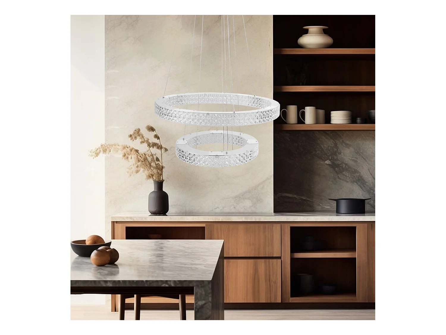 Lampe Suspendue Led Toolight Ms007-Cp Chrome