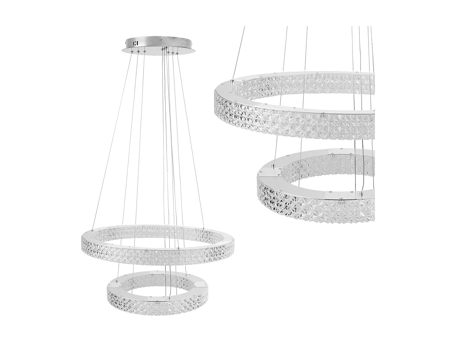 Lampe Suspendue Led Toolight Ms007-Cp Chrome