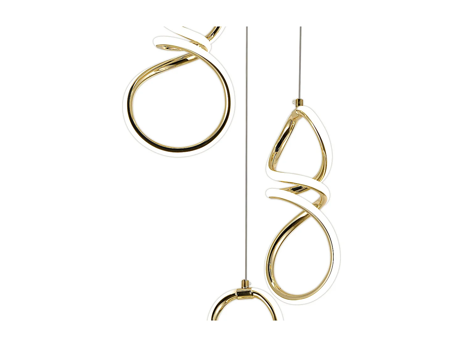 Lampe Suspendue Led Toolight G073-3Cpr Gold