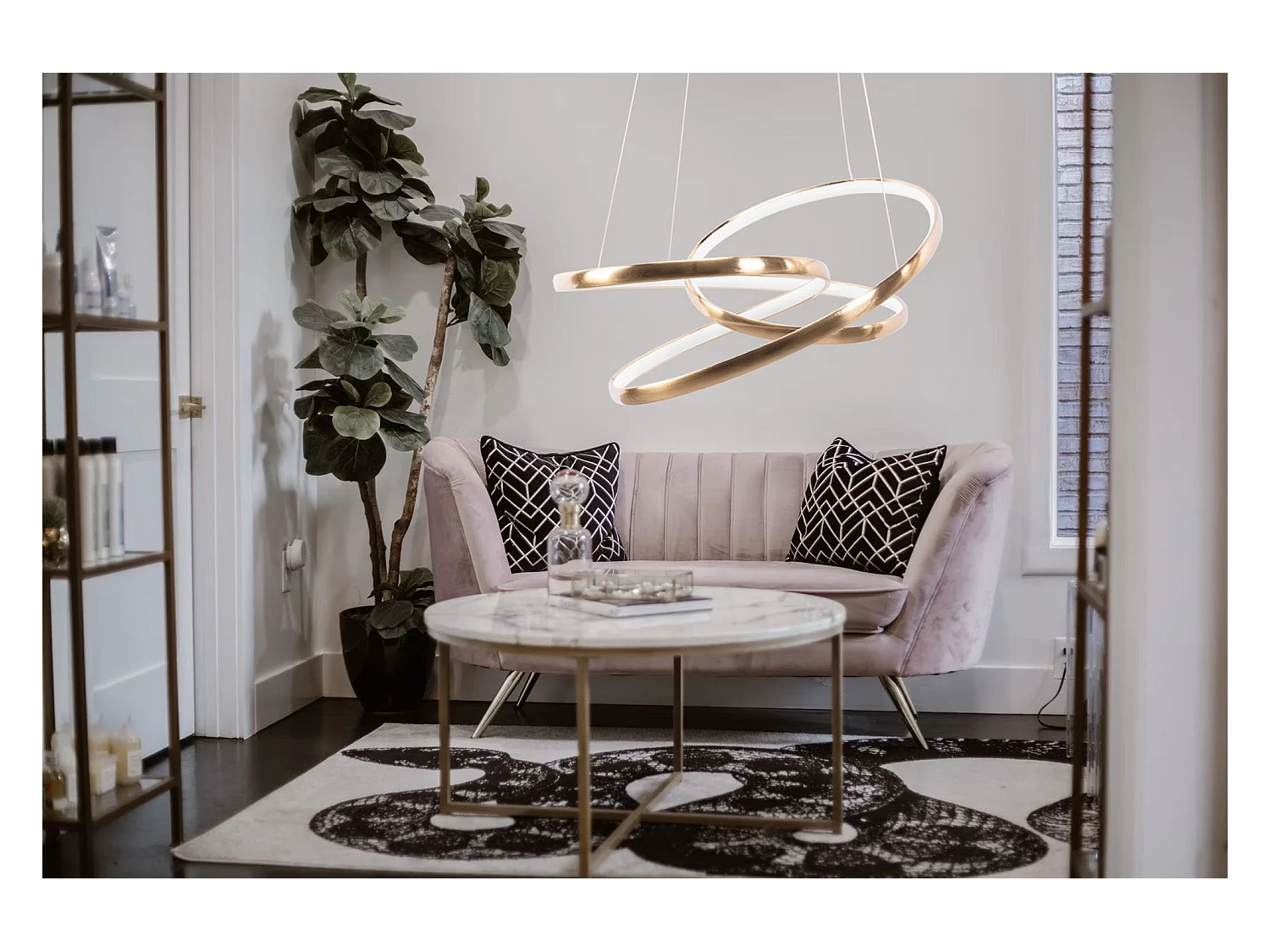 Hanglamp Led Toolight G005-Cp Gold