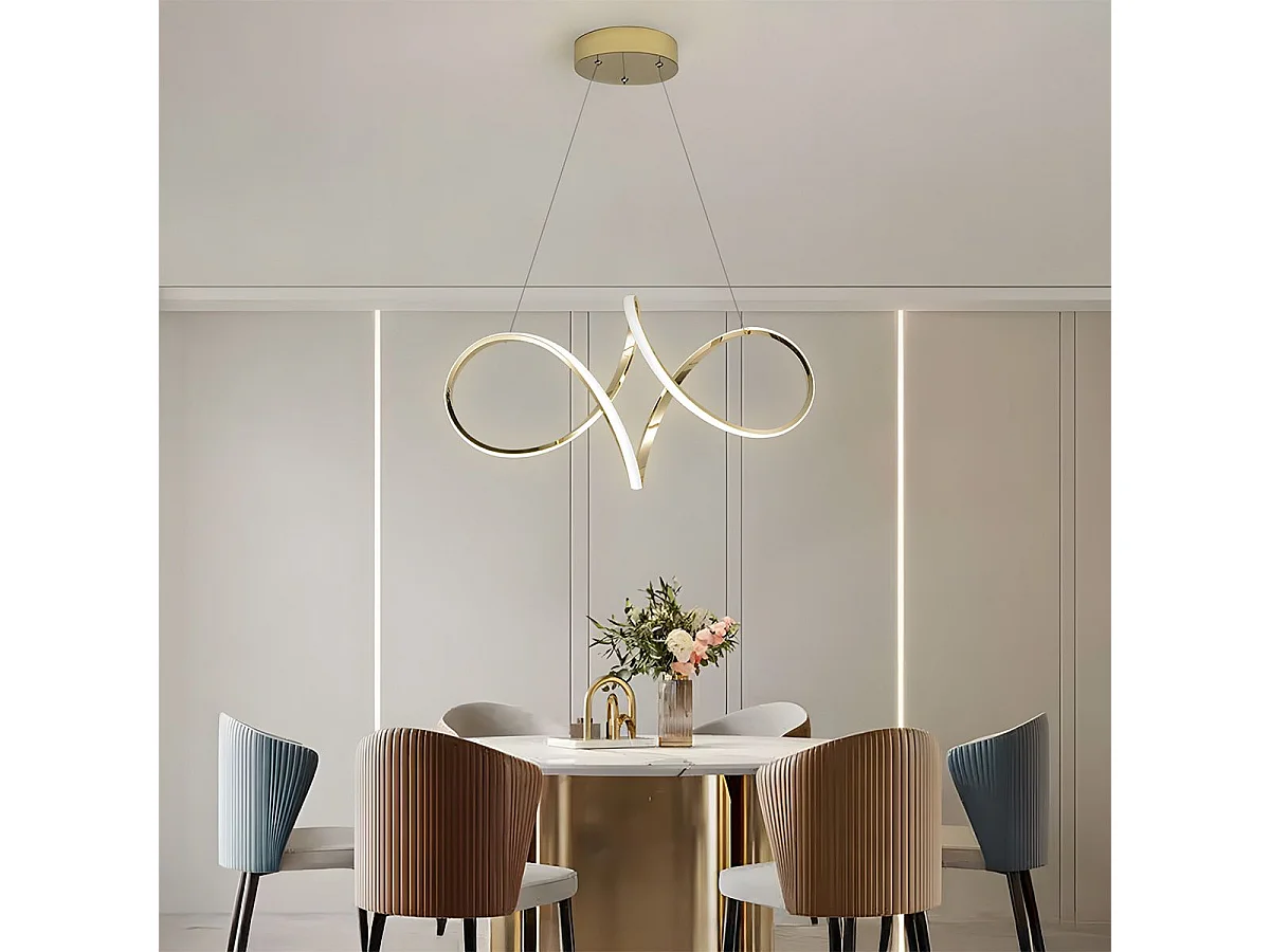 Hanglamp Led Toolight G081-1Cp Gold