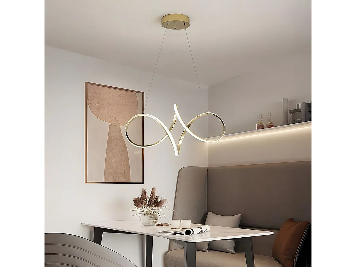 Hanglamp Led Toolight G081-1Cp Gold