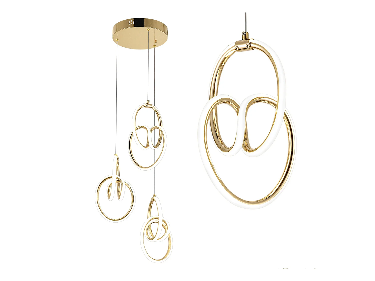 Hanglamp Led Toolight G082-3Cpr Gold