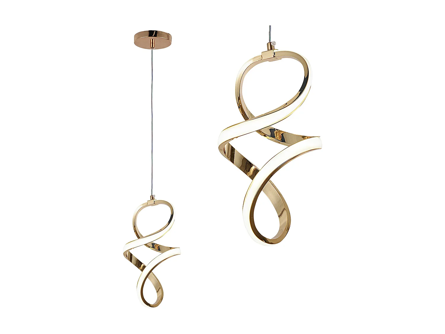 Lampe Suspendue Led Toolight G074-1Cp Gold