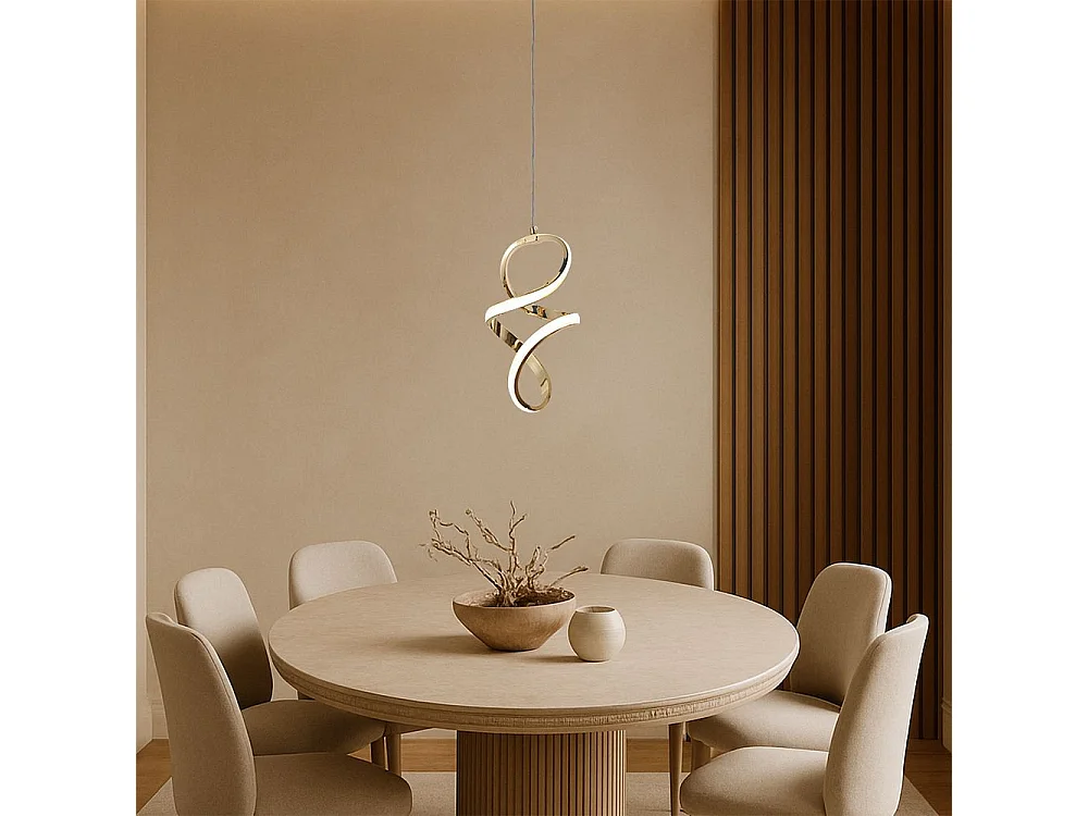 Lampe Suspendue Led Toolight G074-1Cp Gold