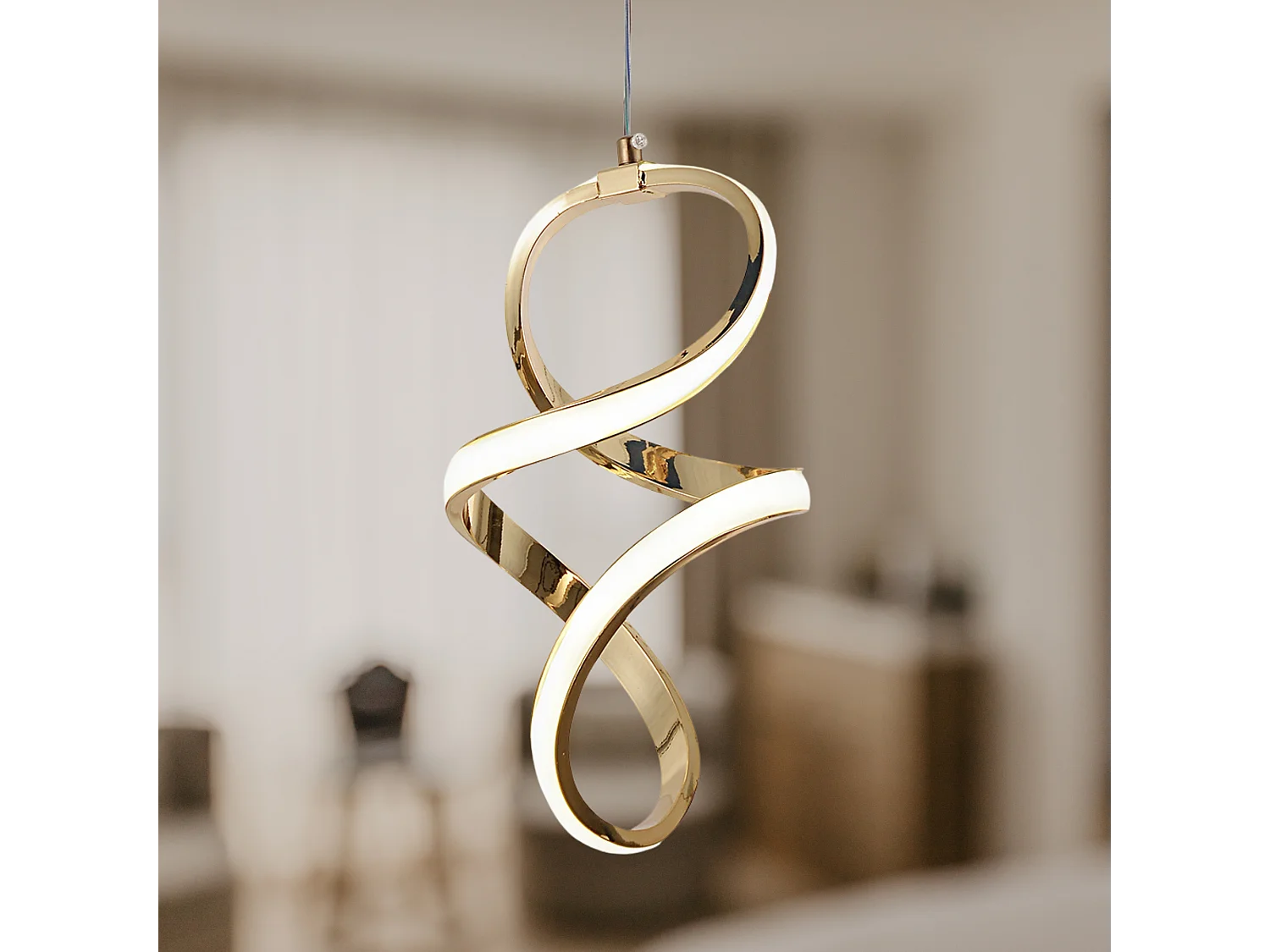 Lampe Suspendue Led Toolight G074-1Cp Gold