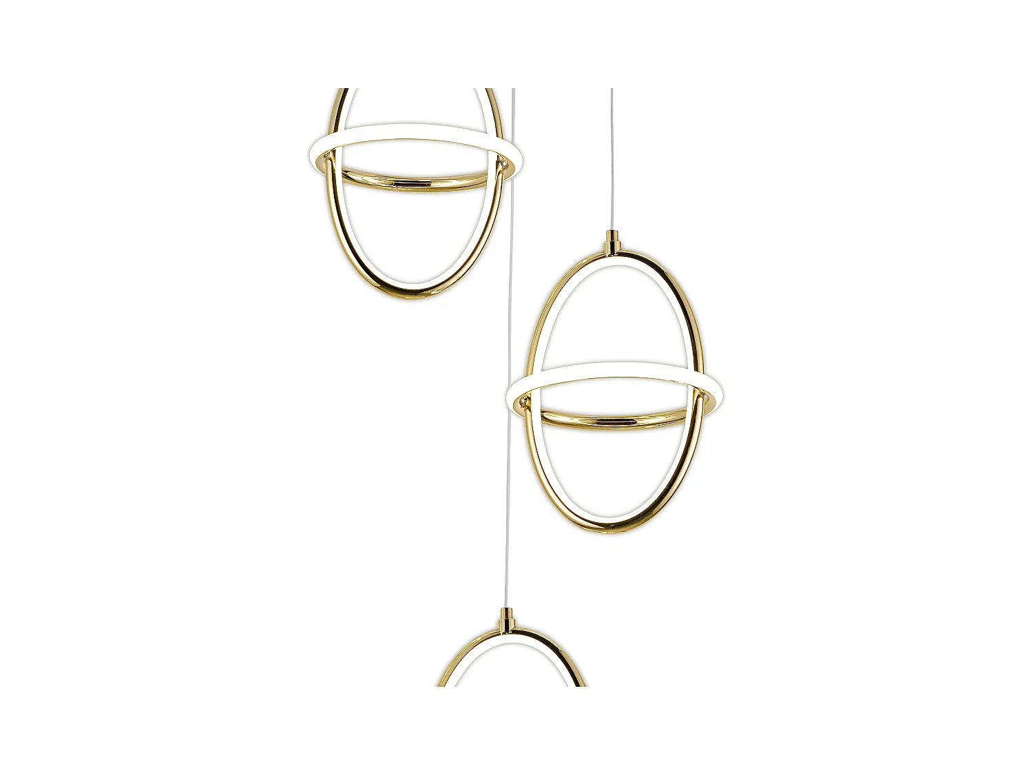 Hanglamp Led Toolight G064-3Cpr Gold