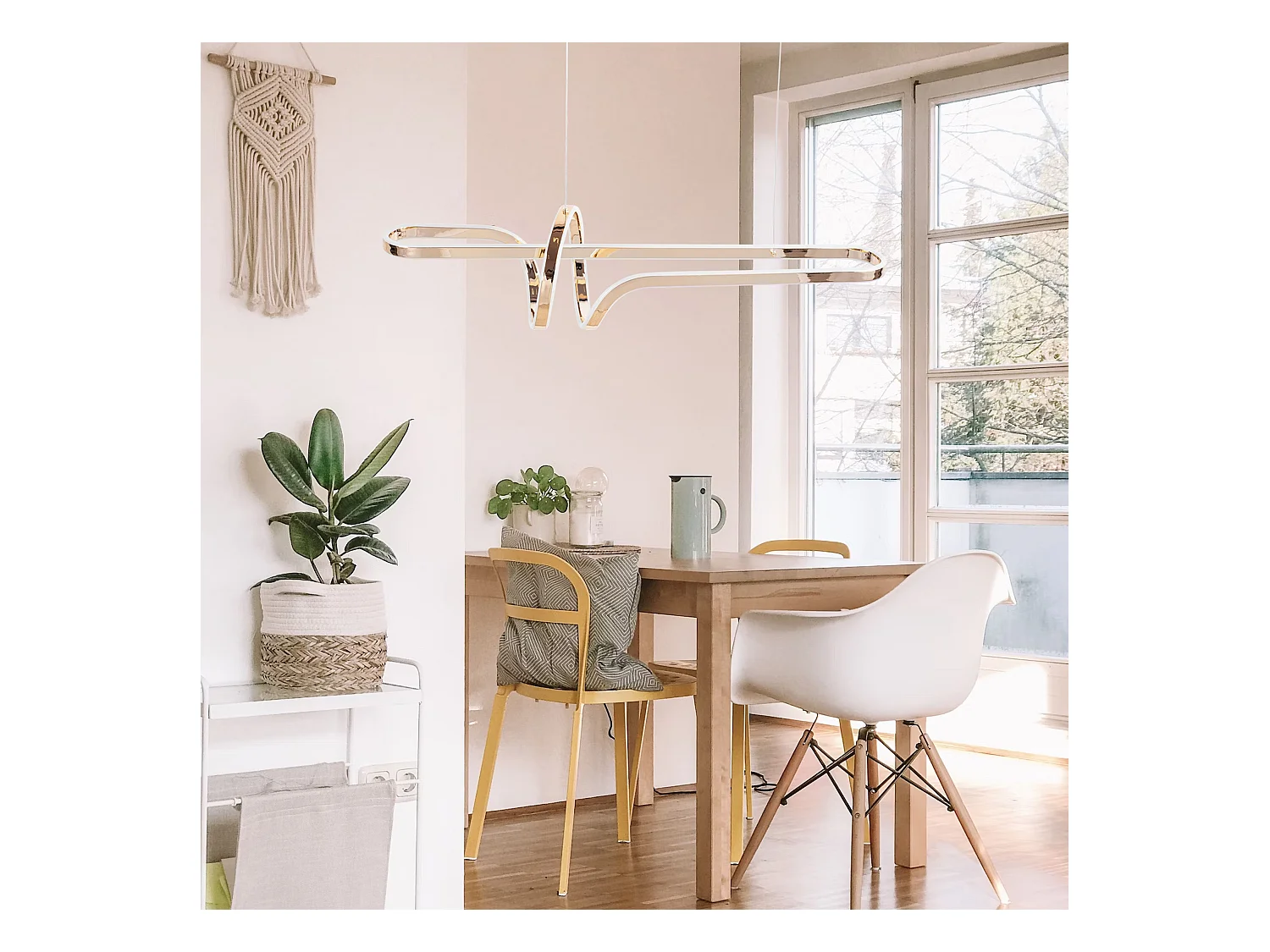 Lampe Suspendue Led Toolight G039-Cp Gold