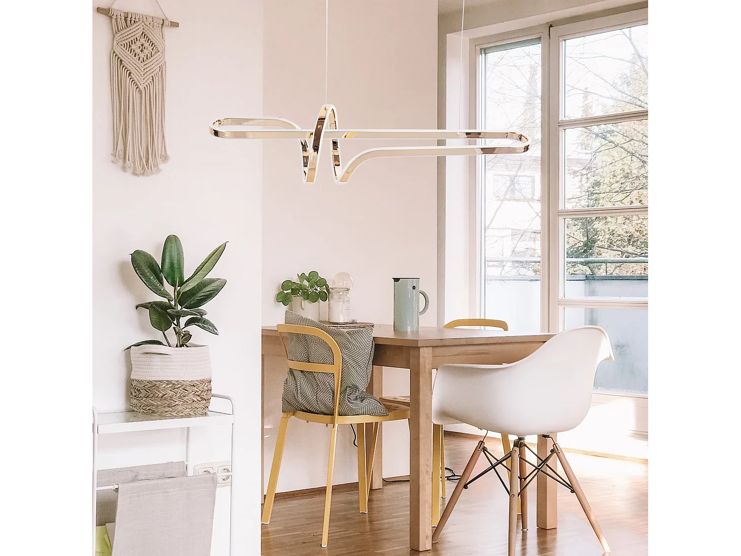 Lampe Suspendue Led Toolight G039-Cp Gold