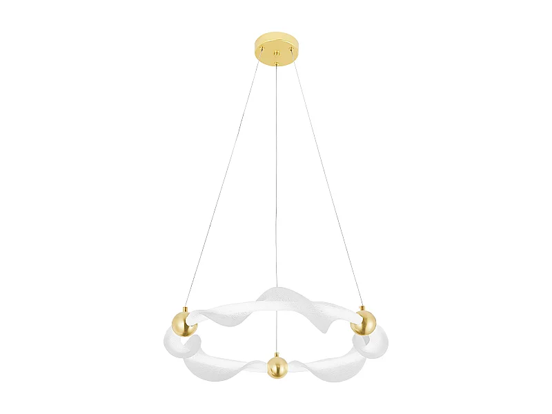 Lampe Suspendue Led Toolight G010-Cp White Gold