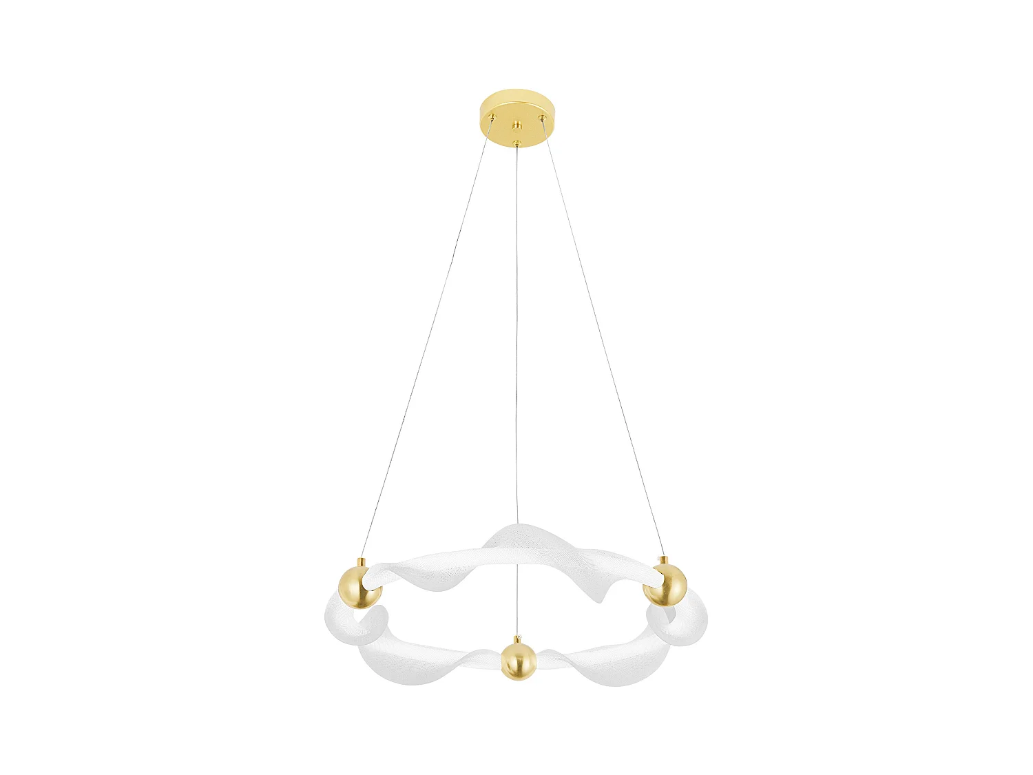 Lampe Suspendue Led Toolight G010-Cp White Gold