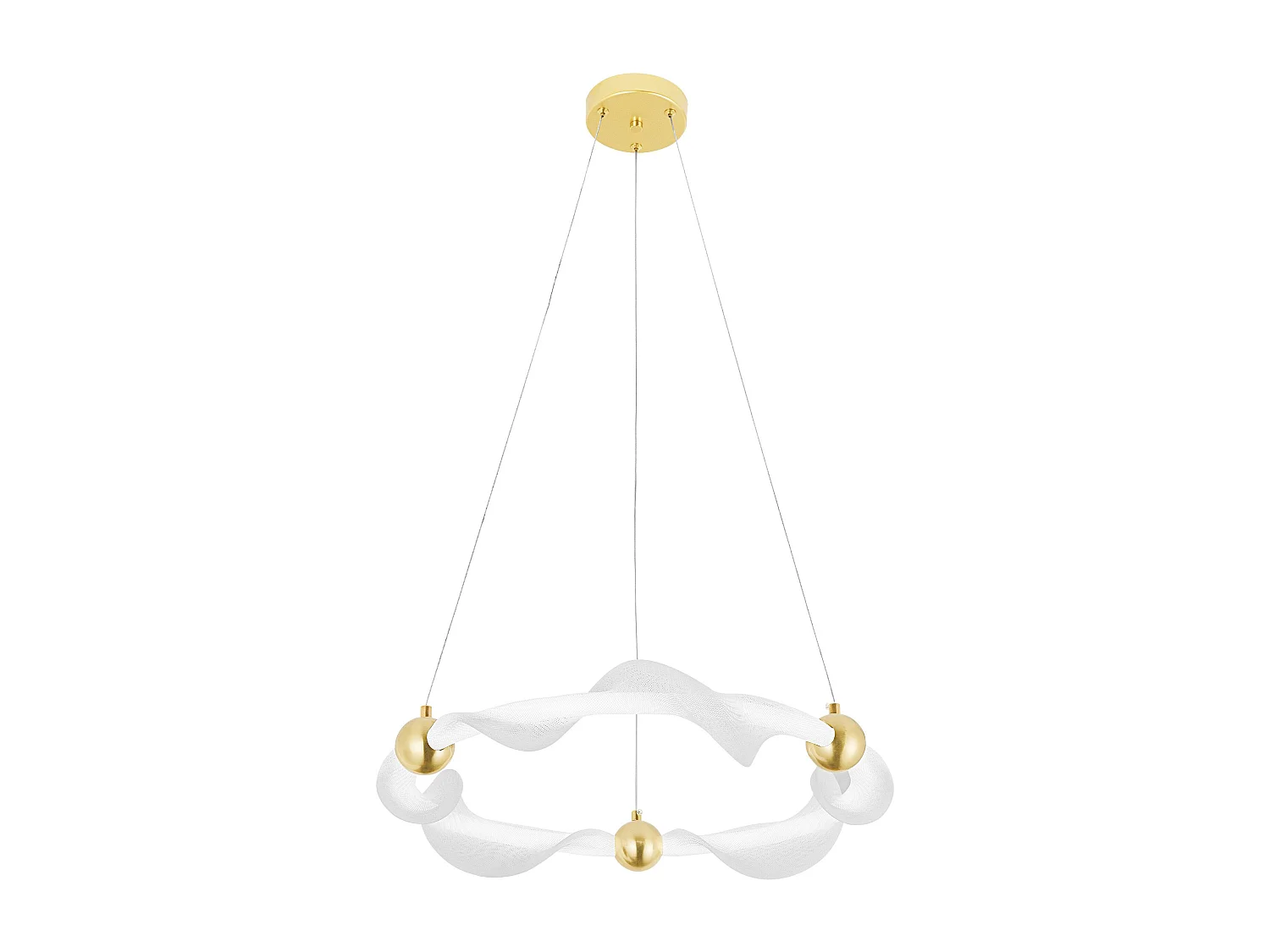 Lampe Suspendue Led Toolight G010-Cp White Gold