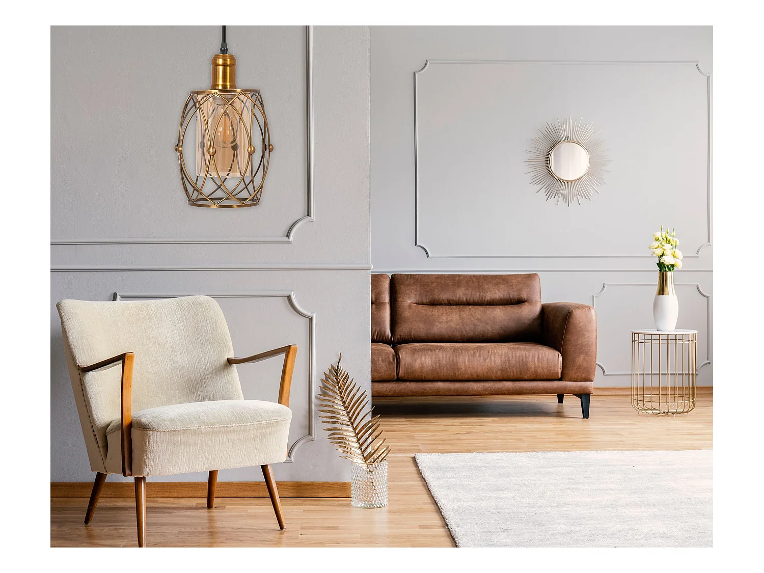 Lampe Suspendue Toolight App1128-1Cp Gold