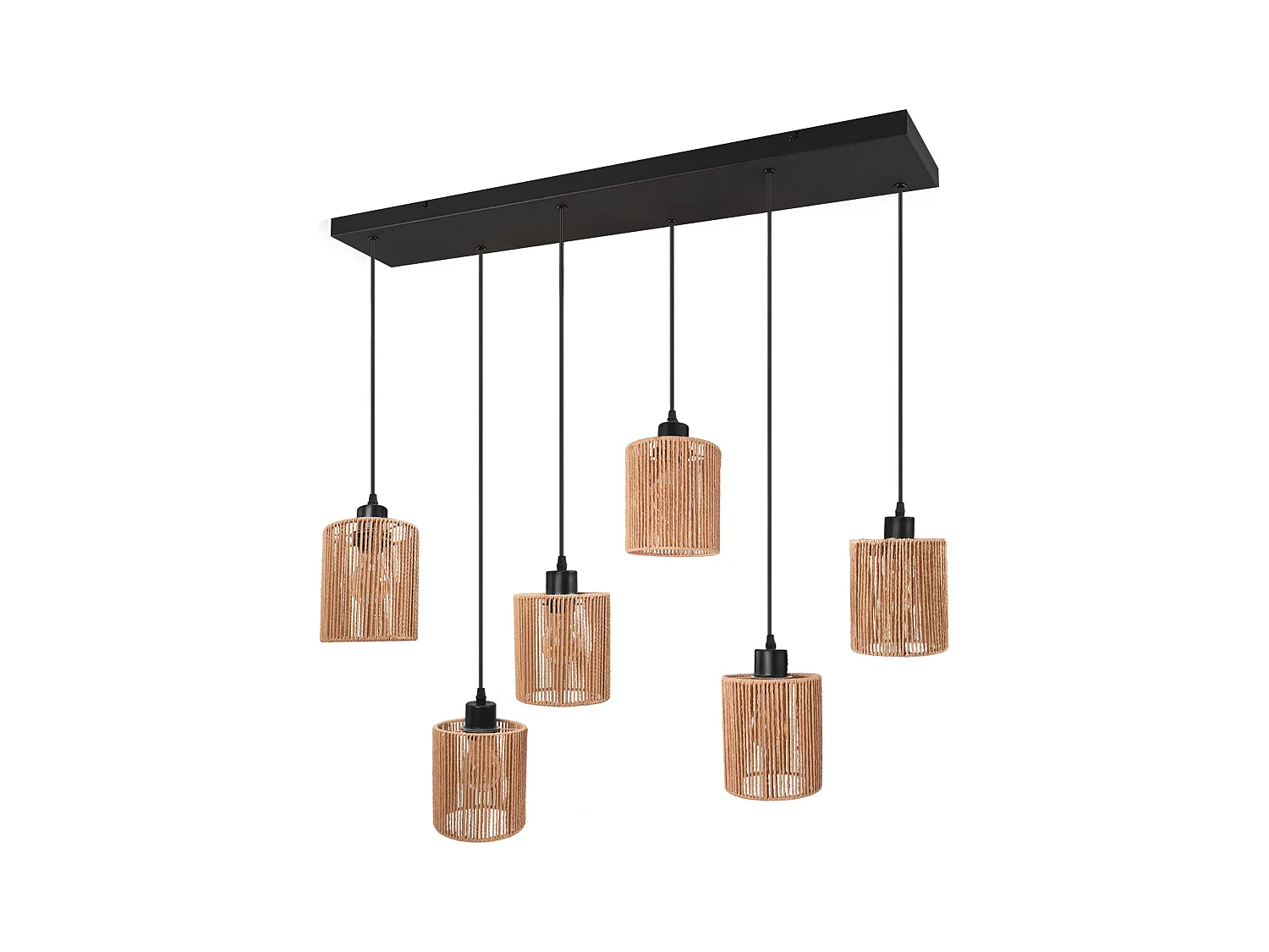 Lampe Suspendue Toolight App1822-6Cp Black