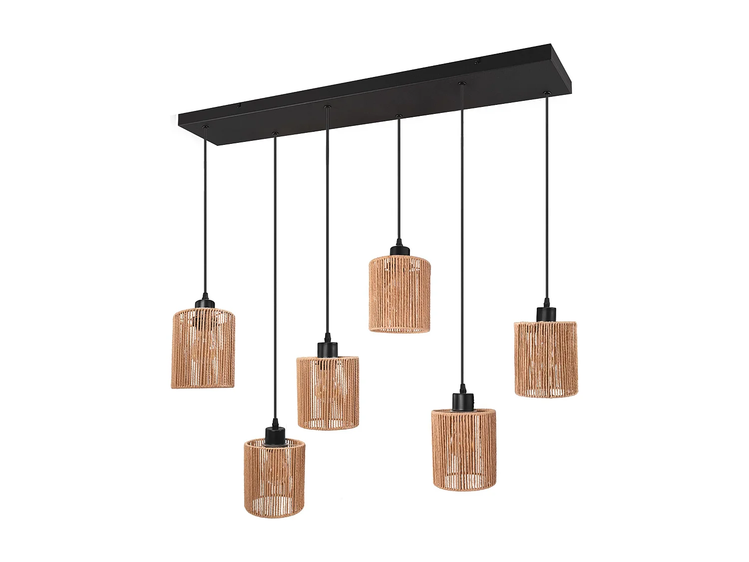 Lampe Suspendue Toolight App1822-6Cp Black