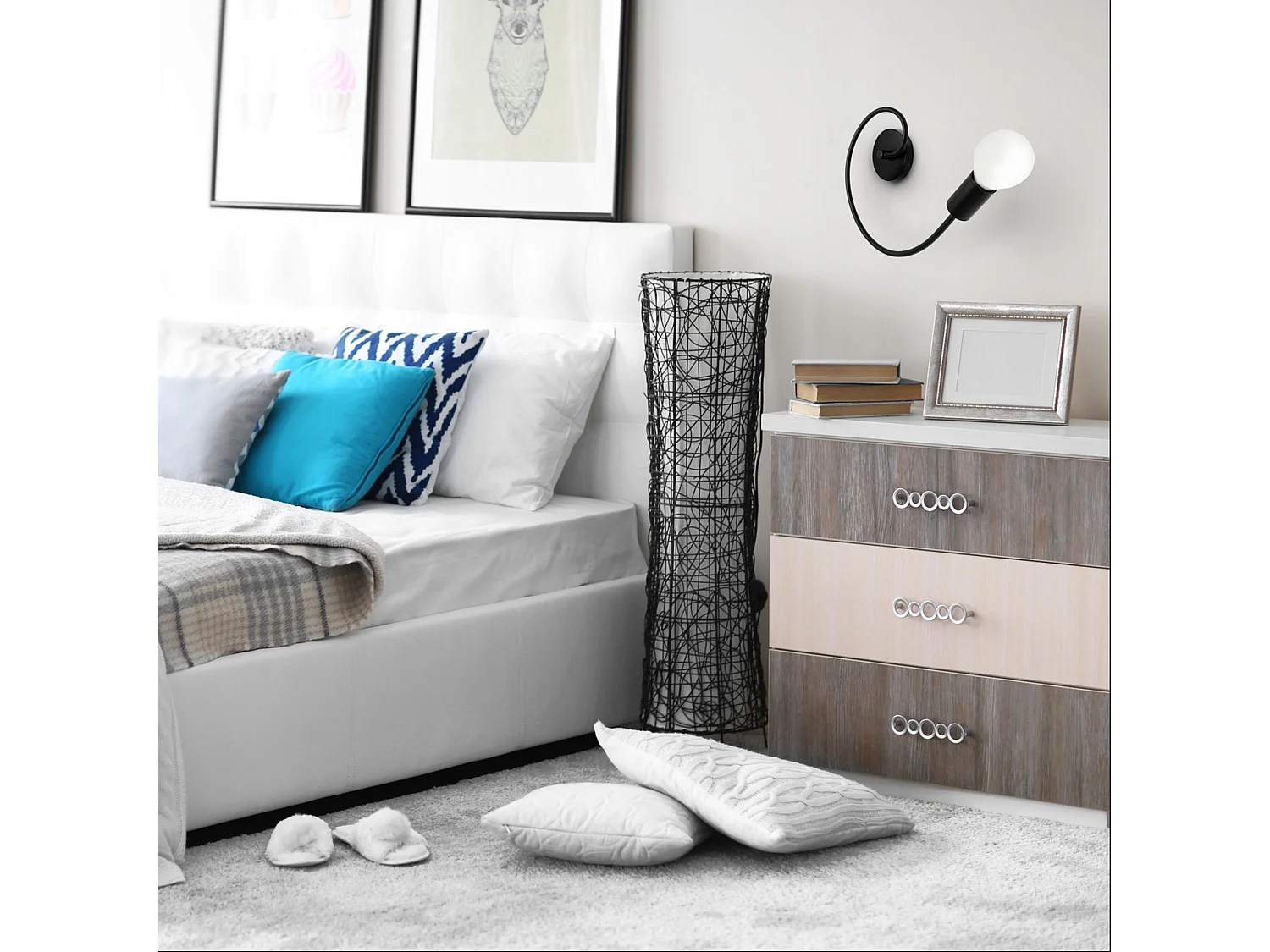 Lámpara Toolight App743-1W Black