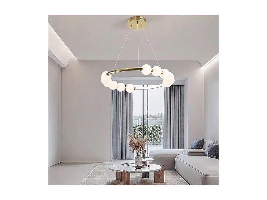 Lampe Suspendue Led Toolight App1553-Cp Gold