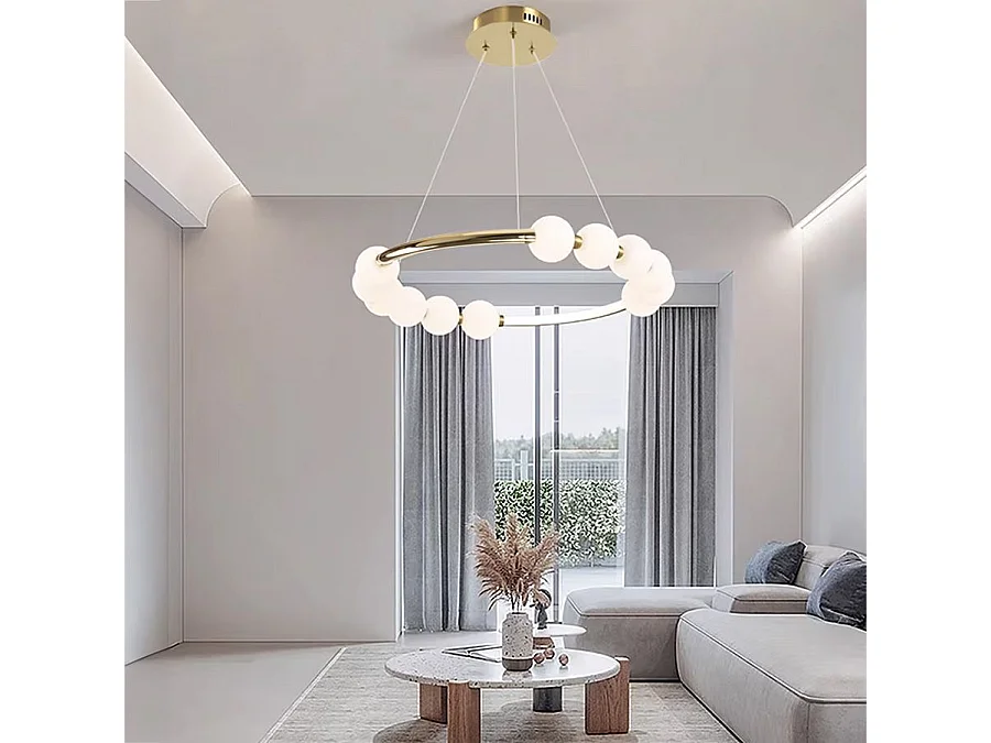 Lampe Suspendue Led Toolight App1553-Cp Gold