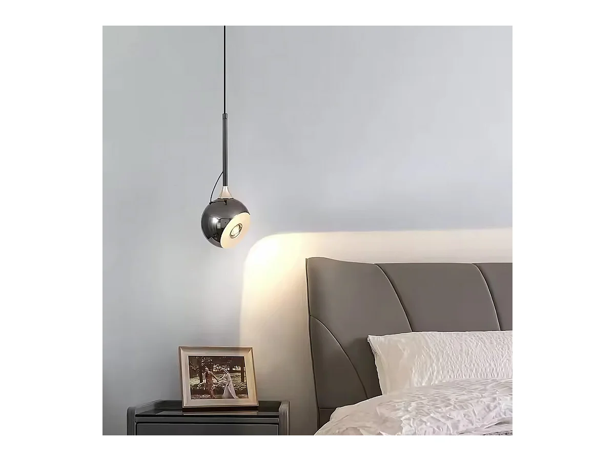 Lampe Suspendue Led Toolight G087-1Cp Black Chrome