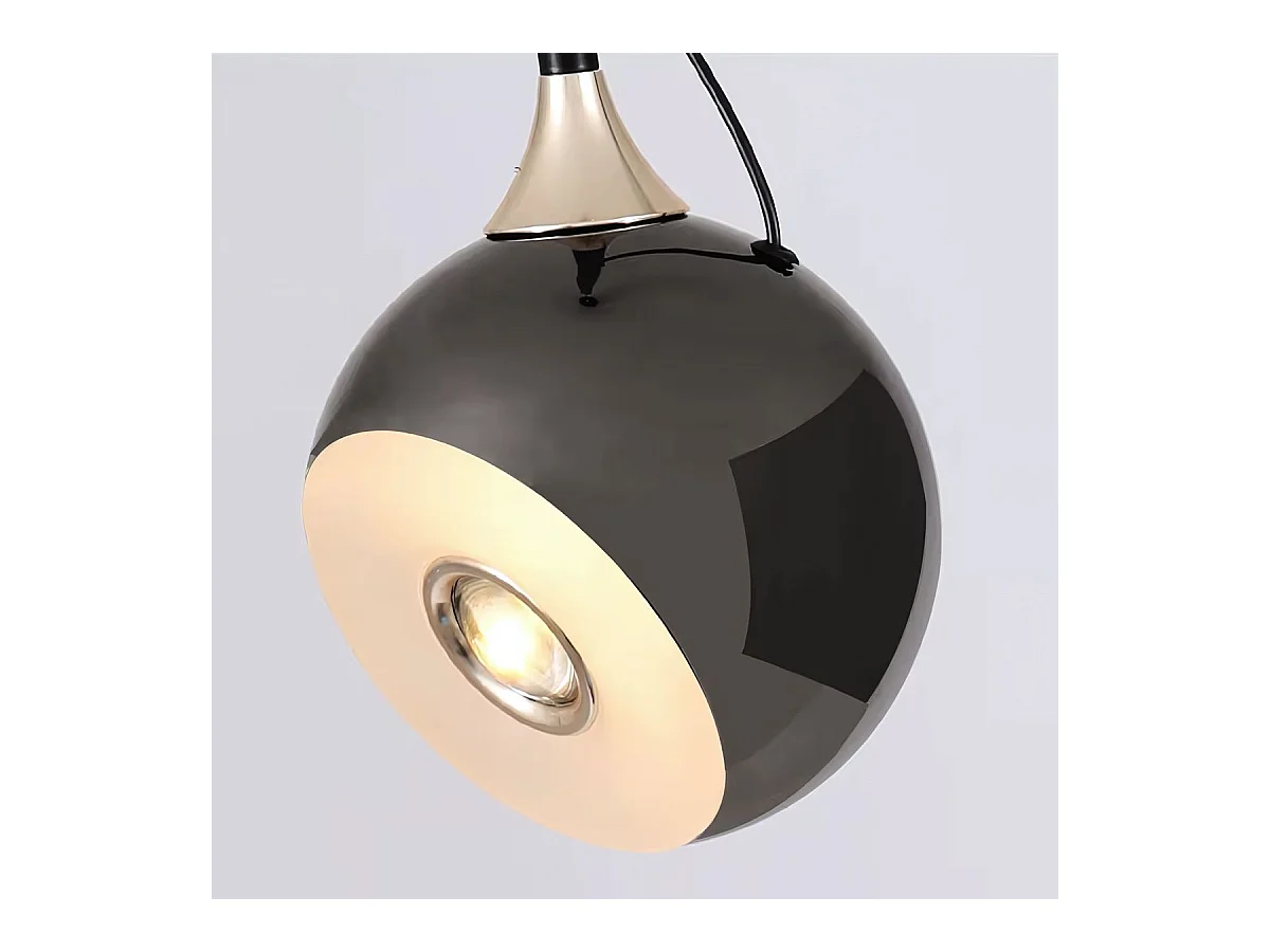 Lampe Suspendue Led Toolight G087-1Cp Black Chrome