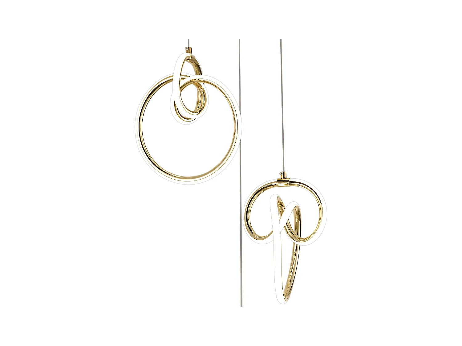 Lampe Suspendue Led Toolight G072-3Cpr Gold