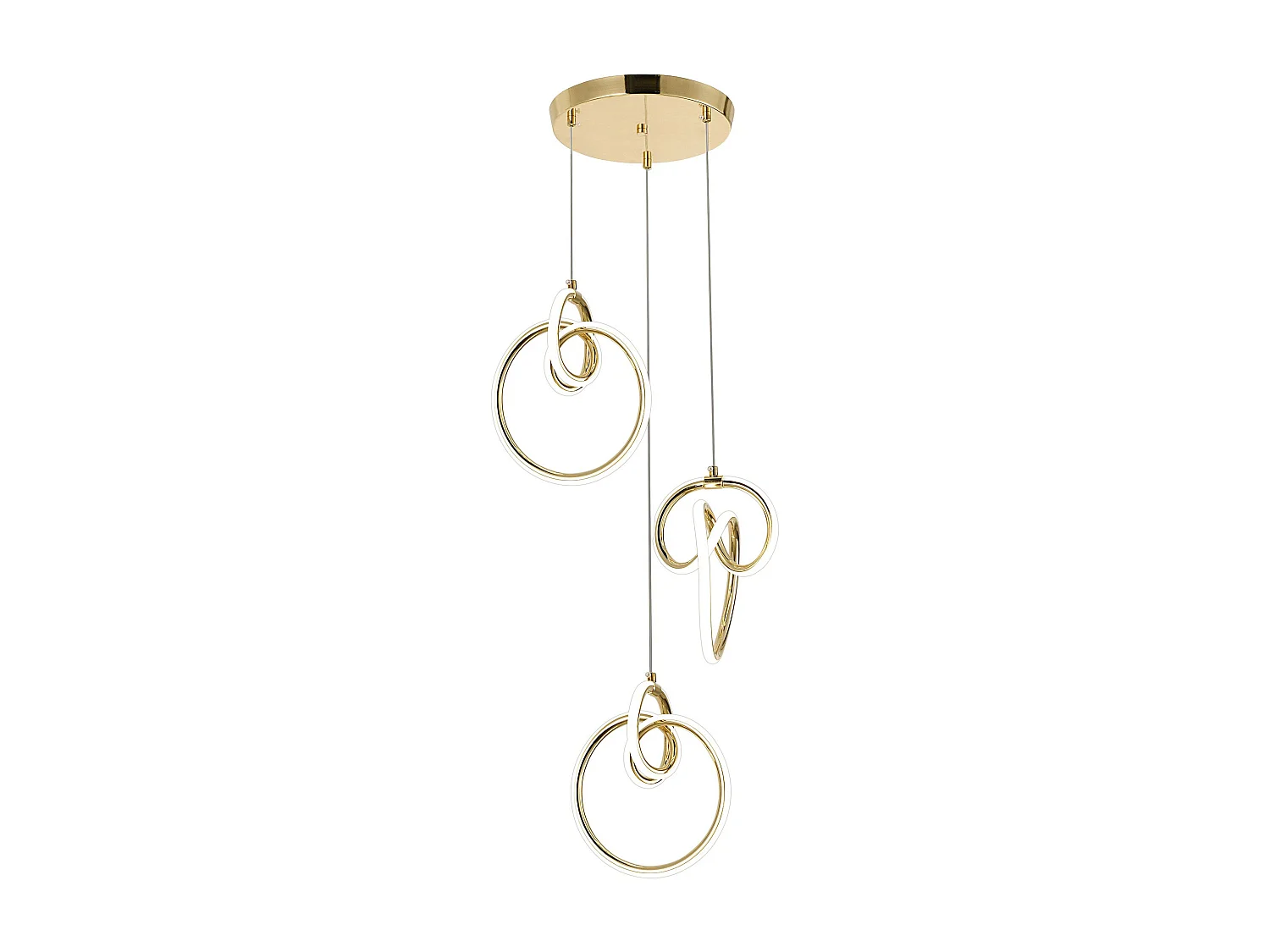 Lampe Suspendue Led Toolight G072-3Cpr Gold