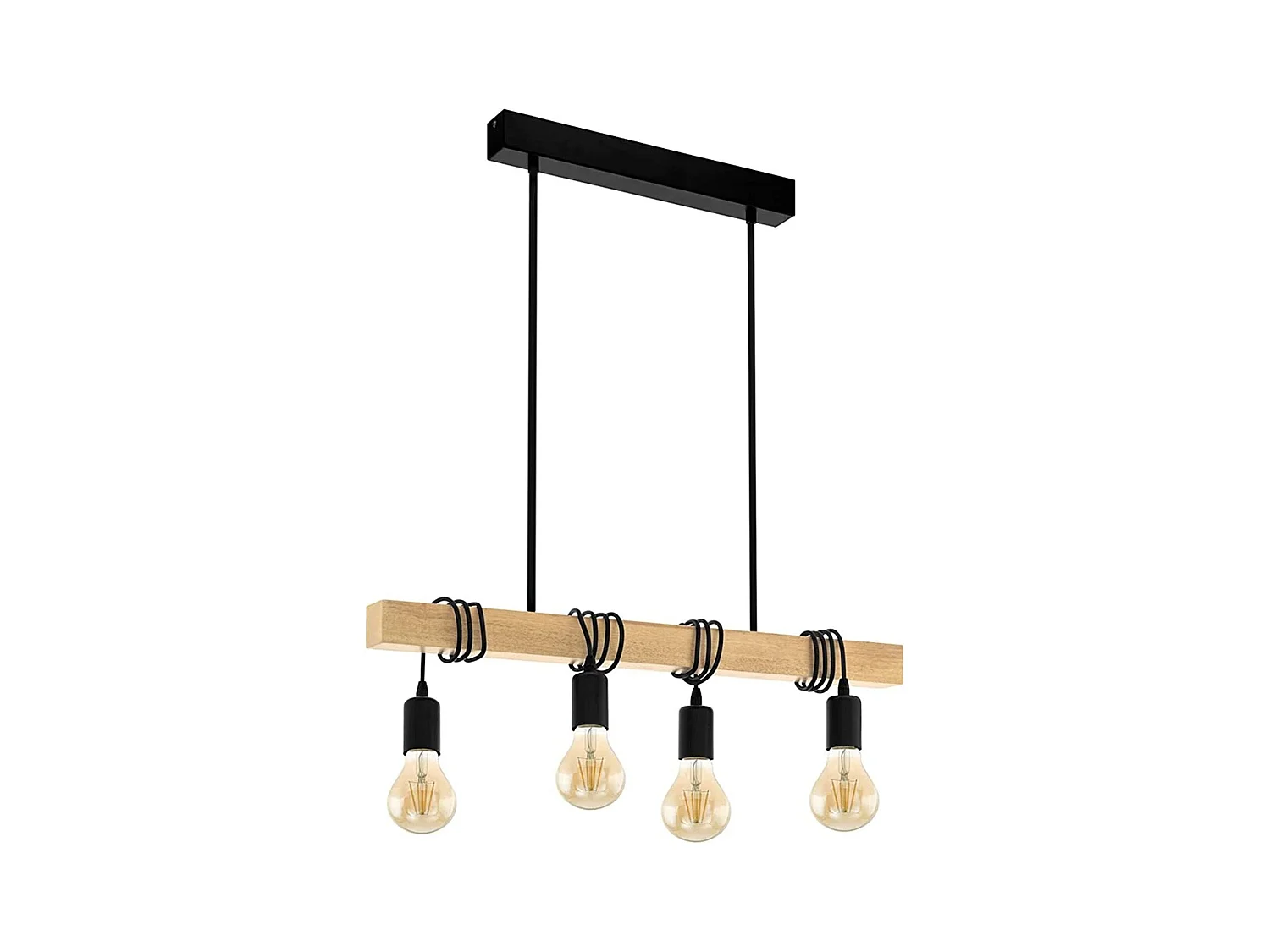 Hanglamp Toolight App974-4Cp Black