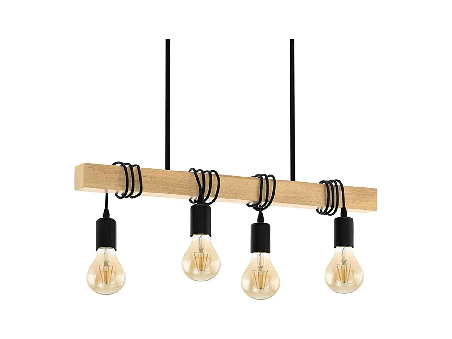 Hanglamp Toolight App974-4Cp Black