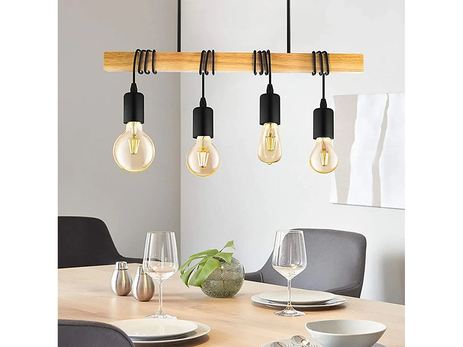 Lampe Suspendue Toolight App974-4Cp Black