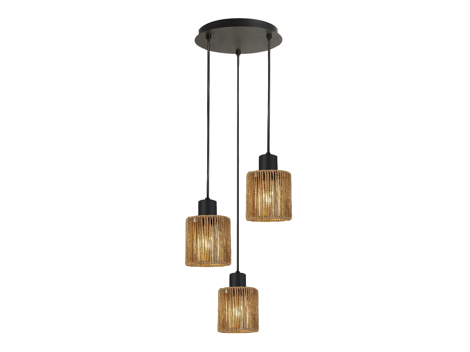 Lampe Suspendue Toolight App1820-3Cpr Black