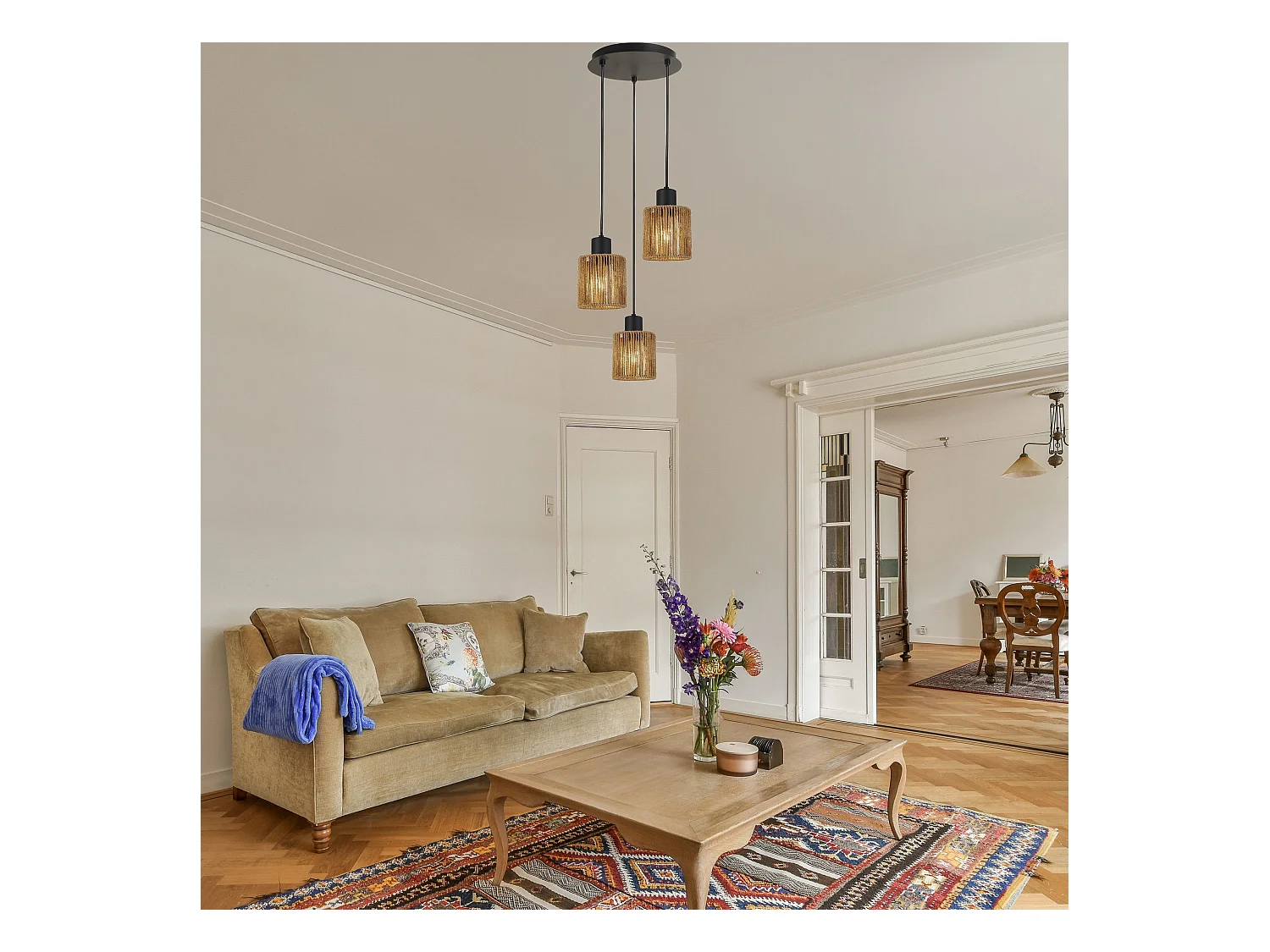 Lampe Suspendue Toolight App1820-3Cpr Black