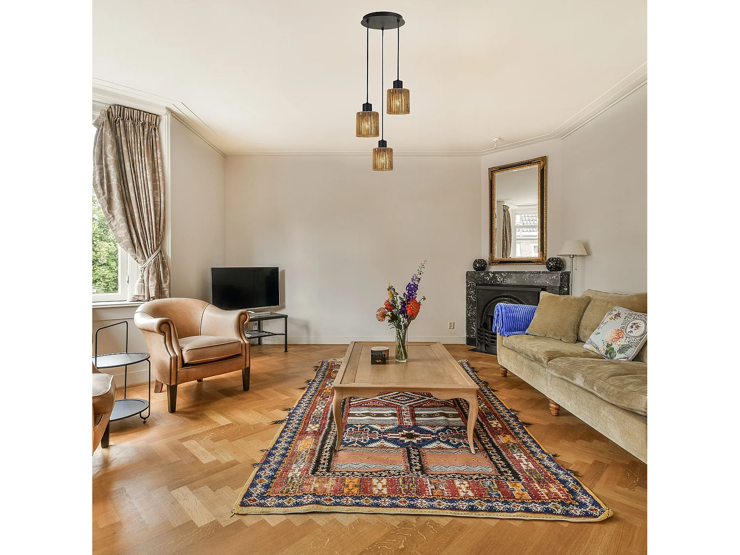 Lampe Suspendue Toolight App1820-3Cpr Black