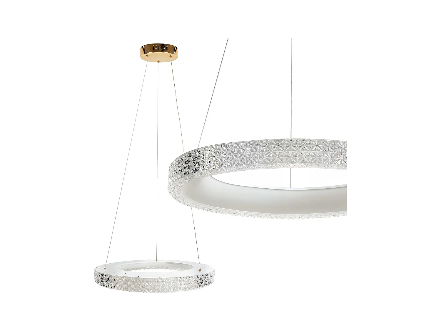 Lampe Suspendue Led Toolight Ms002-Cp Rose Gold 60Cm