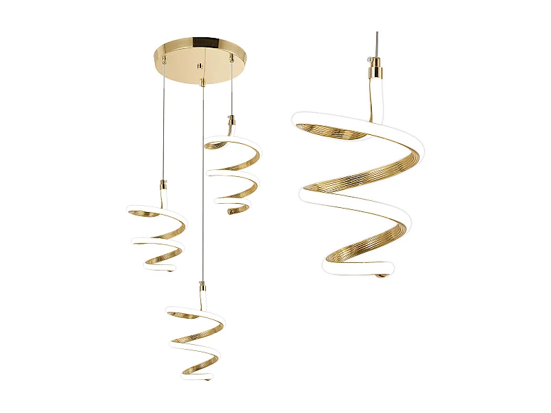 Lampe Suspendue Led Toolight G075-3Cpr Gold