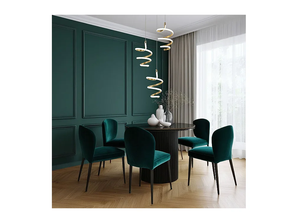 Lampe Suspendue Led Toolight G075-3Cpr Gold